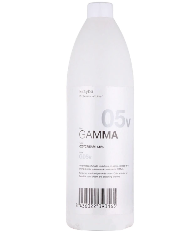 Erayba - Окислительная эмульсия Erayba Gamma 05 vol 1,5% Peroxide Cream 1000 мл, 1.5 %