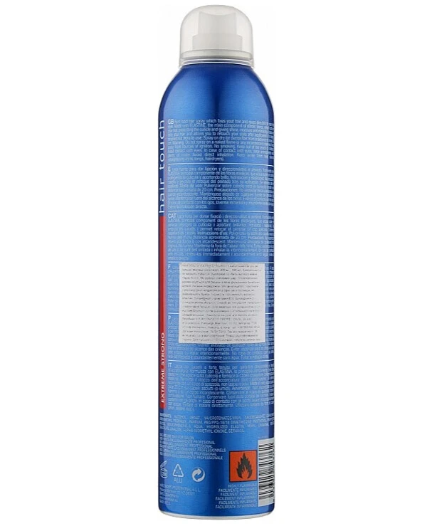 HairConcept - Экологический лак ультрасильной фиксации (без газа) Finalize Hair Spray Hair Touch Extra Strong 300 мл back