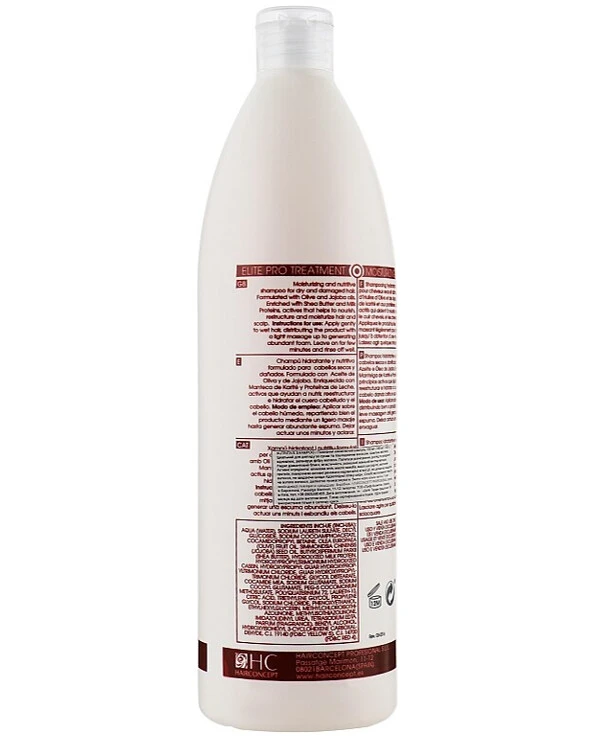 HairConcept - Питательный оживляющий шампунь Elite Pro Nutritive Shampoo 1000 мл back