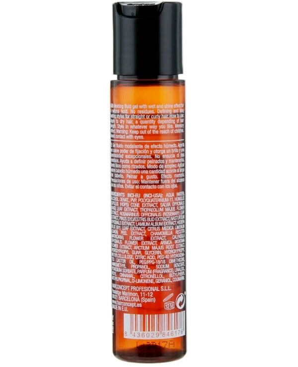 HairConcept - Гель для блеска и мокрого эффекта, легкой фиксации Men Shine Modelling Gel 50 мл back