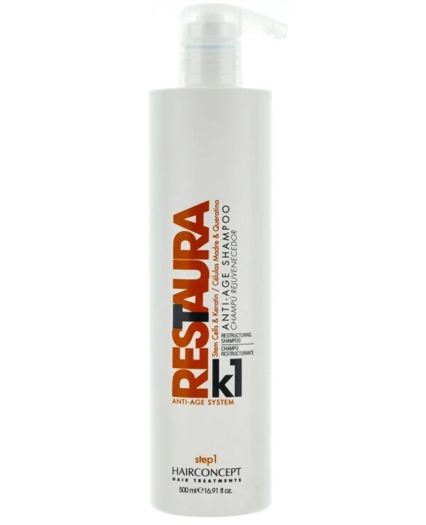 HairConcept - Shampoo-reconstructor step 1 Restaura K Anti-age Shampoo Step 1 500ml
