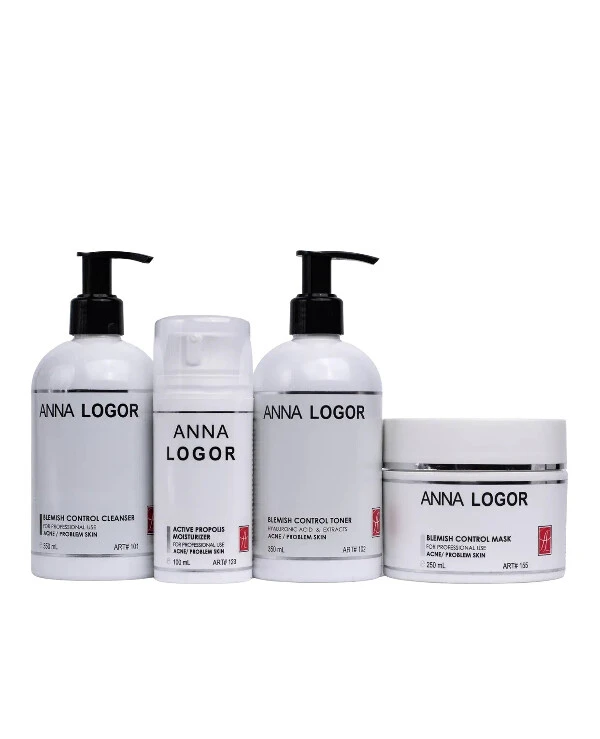 Anna Logor - Набор косметики по уходу для проблемной кожи лица Active Propolis Kit 