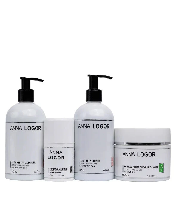 Anna Logor - Comprehensive care series for dry skin Redness-Relief Kit 