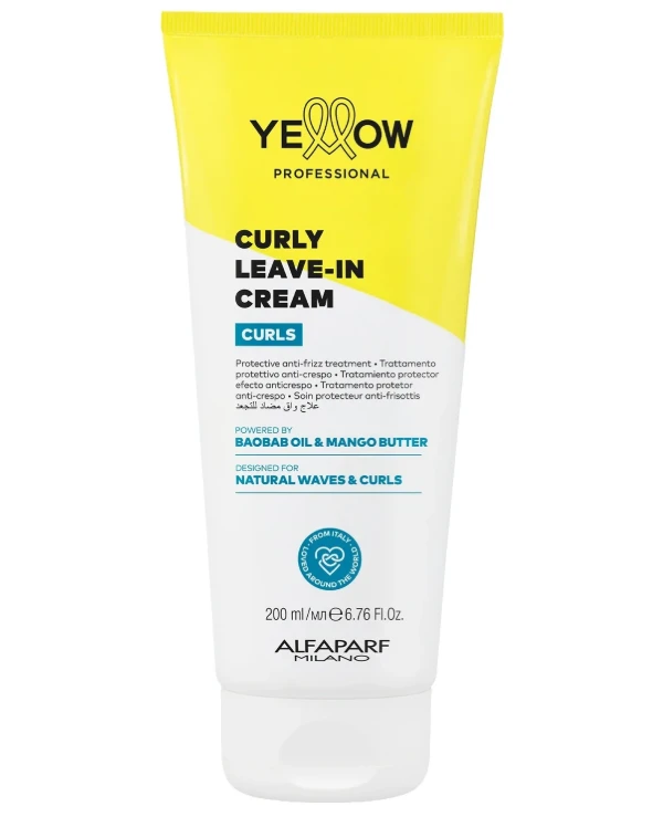 Yellow - Крем для вьющихся волос Curls Leave-In Cream 200 мл