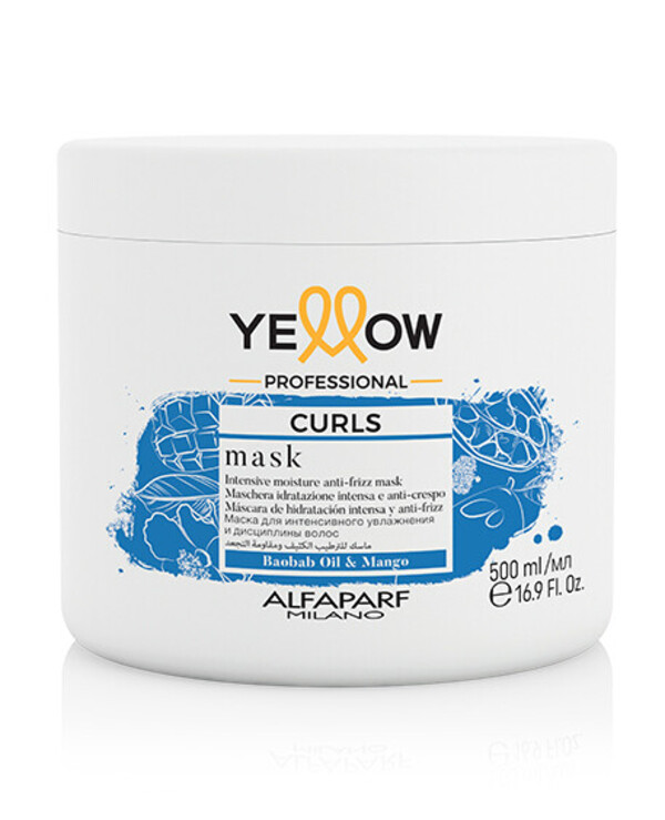Yellow - An intensive mask for curly hair Curls Mask 500ml
