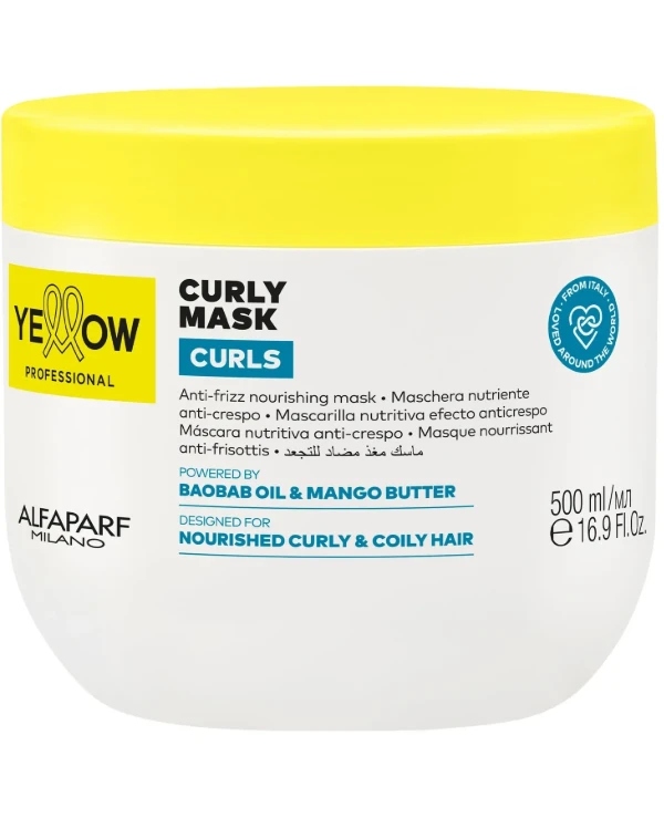 Yellow Інтенсивна маска для кучерявого волосся | Curls Yellow Маска для кучерявого волосся