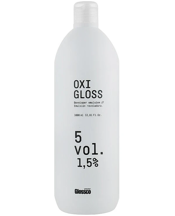 Glossco Professional - Окислитель для волос 5 Vol Color Oxigloss 1000 мл, 1.5 %
