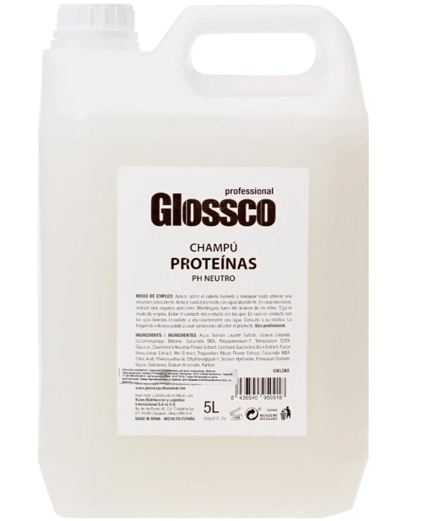 Glossco Professional - Шампунь с протеинами для всех типов волос Treatment Protein Shampoo 5 л