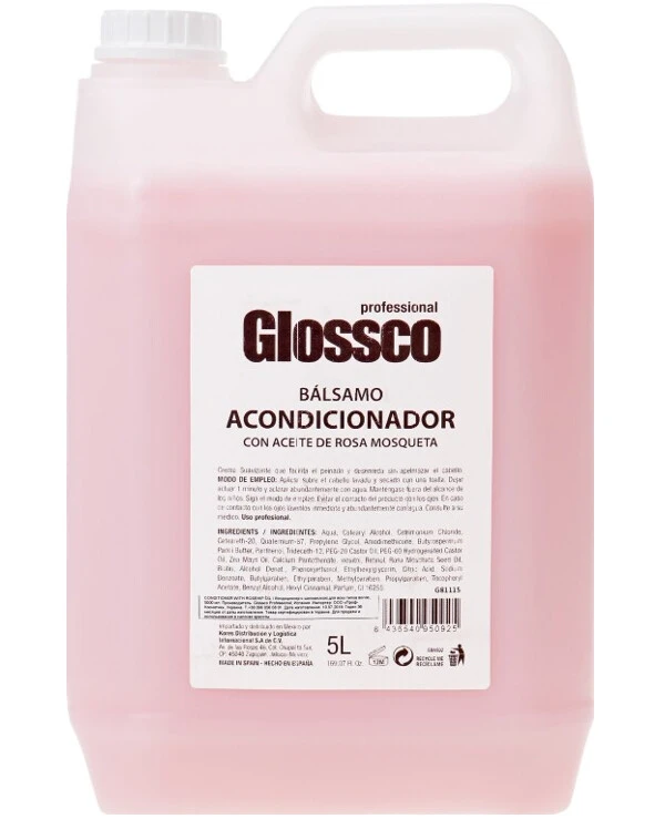 Glossco Professional - Кондиционер с шиповником для всех типов волос Treatment Conditioner With Rosehip Oil 5 л