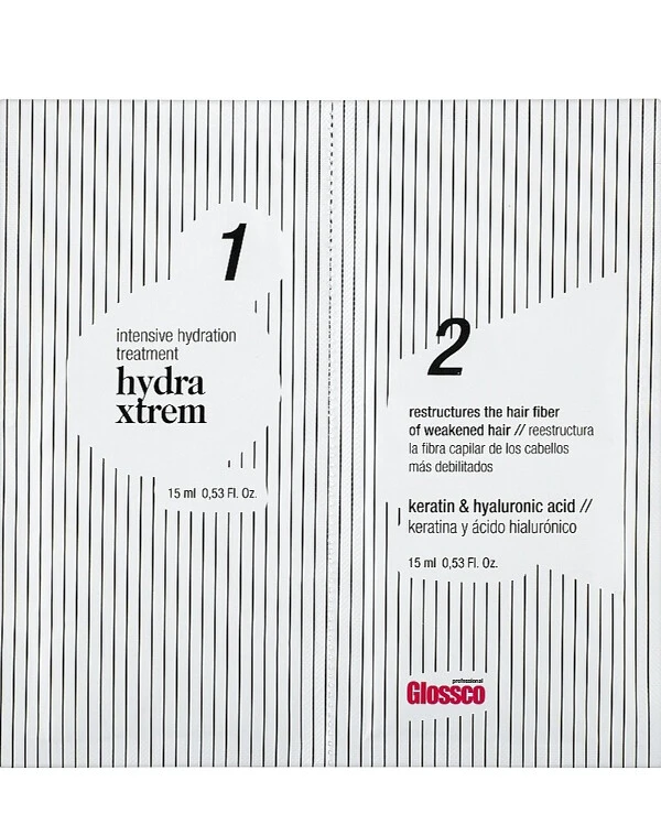 Glossco Professional - Средство для реконструкции для интенсивного увлажнения волос Hydra Xtrem Intensive Hydration Treatment 2 мл х 15 шт