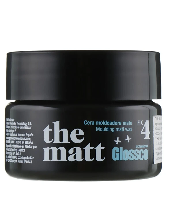 Glossco Professional - Воск с матовым эффектом средней фиксации The Matt 4 100 мл