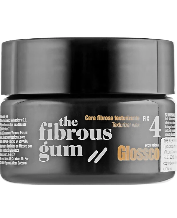 Glossco Professional - Текстурирующая паста для волос средней фиксации The Fibrous Gum 4 100 мл