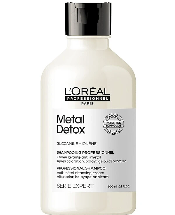 L'oreal Professionnel - Профессиональный очищающий шампунь против металлических накоплений в волосах Metal Detox Anti-metal Cleansing Cream Shampoo 300 мл