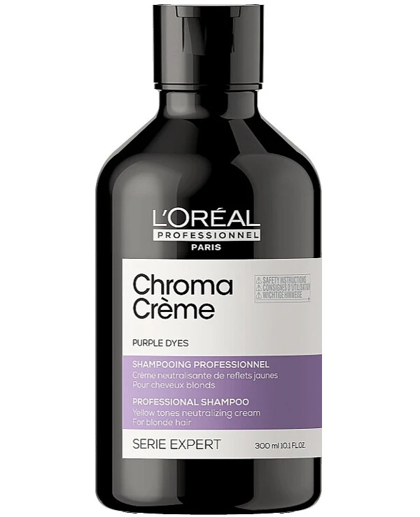 L'oreal Professionnel - Крем-шампунь для волос с фиолетовым пигментом Chroma Creme Professional Shampoo Purple Dyes 300 мл