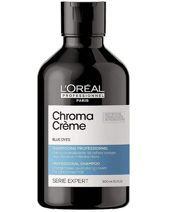 L'oreal Professionnel - Крем-шампунь для волос с синим пигментом Chroma Creme Professional Shampoo Blue Dyes 300 мл