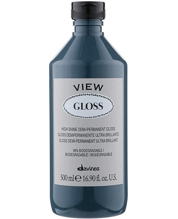 Davines - Бесцветный блеск View Gloss High Shine Demi-Permanent Gloss 500 мл