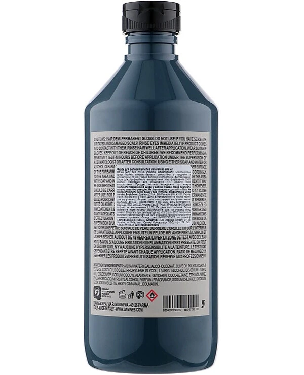 Davines - Бесцветный блеск View Gloss High Shine Demi-Permanent Gloss 500 мл back