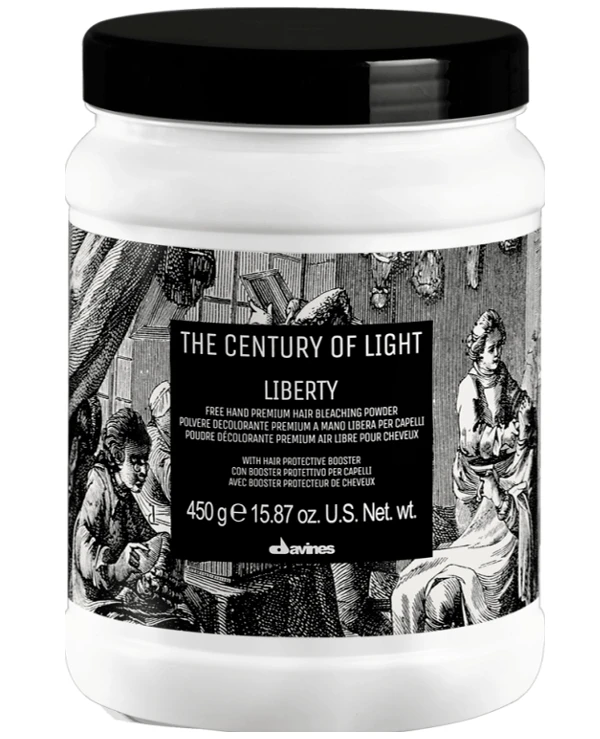 Davines - Обесцвечивающая пудра для техник свободной руки The Century of Light Liberty Free Hand Premium Hair Bleaching Powder 450 г