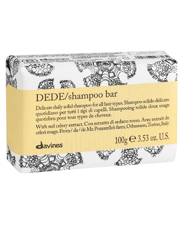 Davines - Деликатный твердый шампунь для ежедневного использования Dede Shampoo Bar 100 г