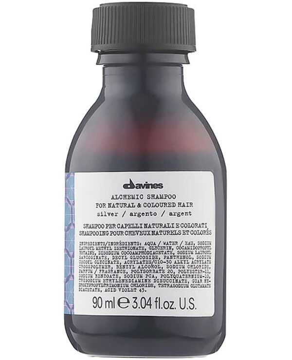 Davines Шампунь Алхимик Серебро | 67205_Davines_Alchemic_Shampoo_For_Natural_And_Coloured_Hair_Silver_280ml