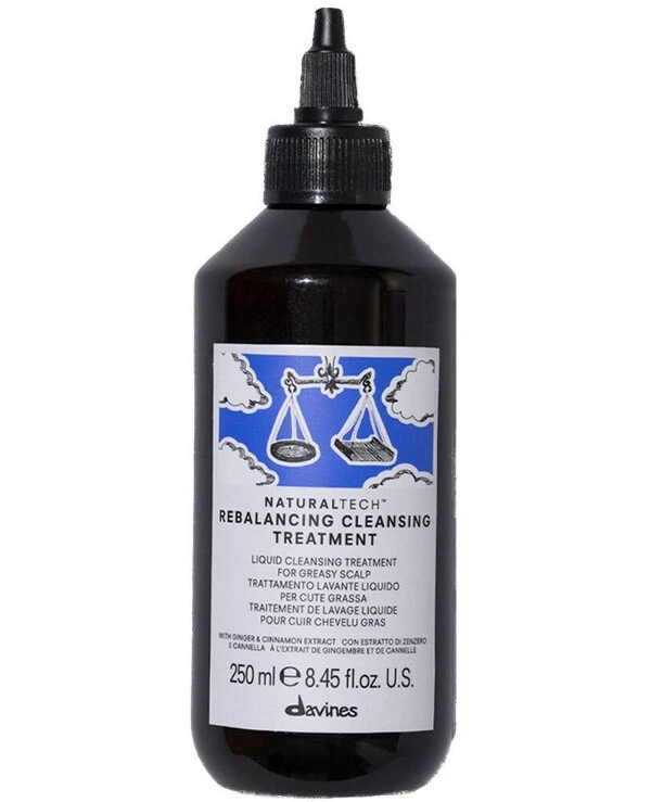 Davines - Очищающий флюид для волос и кожи головы NT Rebalancing Cleansing Treatment 