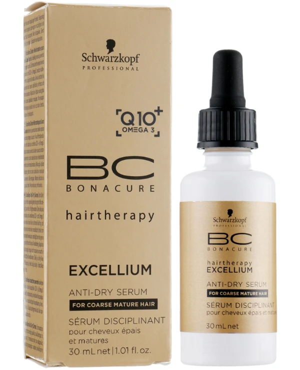 Schwarzkopf Professional - Энергетический Концентрат для зрелых волос Taming Anti-Dry Serum 30 мл