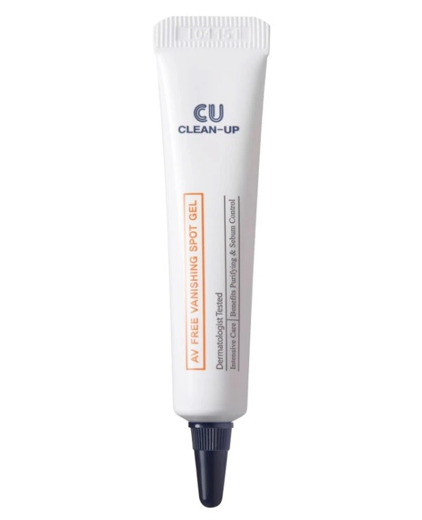 CU Skin - Точечный гель от высыпаний с салициловой кислотой и цинком Clean-Up AV Free Vanishing Spot Gel 10 мл