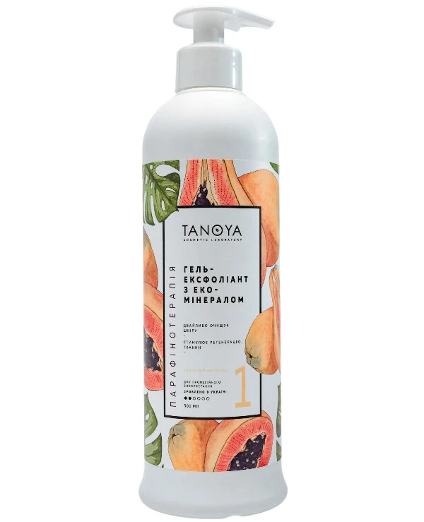 Tanoya Gel exfoliant with eco-mineral | Gel exfoliant with eco-mineral