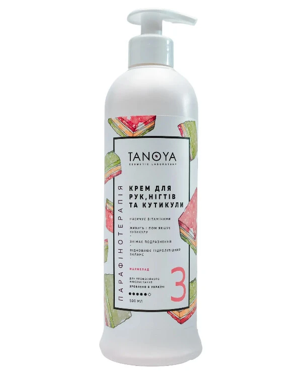 Tanoya Крем для рук, ногтей и кутикулы Мармелад | Hand, Nail And Cuticle Cream фото, цена, купить