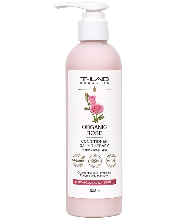 T-Lab Professional - Кондиционер для ежедневного ухода за любым типом волос Organic Rose Daily Therapy Conditioner 250 мл