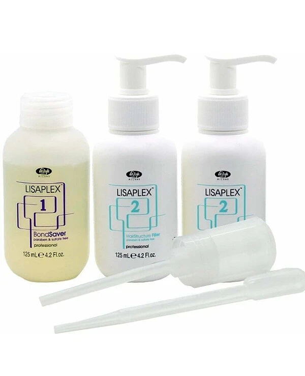 Lisap/Lizap - Стартовый набор для восстановления волос Lisaplex Intro Kit 125 мл х 3 шт back