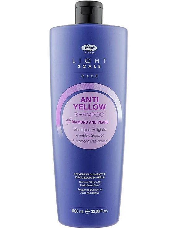 Lisap Shampoo against yellowness of hair with diamond dust | Shampoo against yellowness of hair with diamond dust