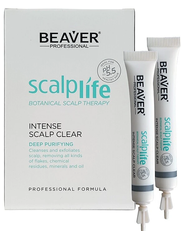 Beaver professional - Peeling for scalp and hair Scalplife Botanical Therapy Intense Scalp Clear 12x8ml