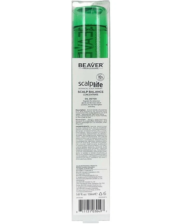 Beaver professional Лечебный лосьон для жирной кожи головы и волос | Scalplife Scalp Balance Concentrate фото, цена, купить