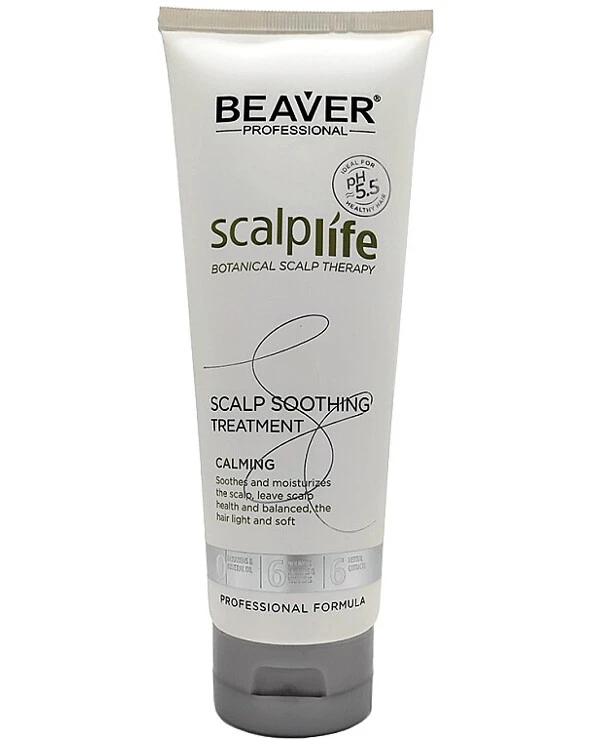 Beaver professional - Активная маска для ревитализации и обновления кожи головы и волос Scalplife Botanical Therapy Scalp Soothing Treatment 250 мл