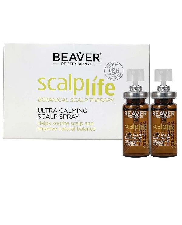 Beaver professional - Фитоспрей для нормализации микробиома кожи головы Scalplife Ultra Calming Scalp Spray 10 мл х 12 шт