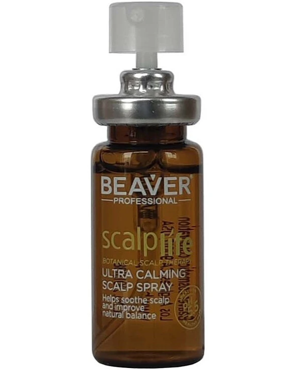 Beaver professional - Фитоспрей для нормализации микробиома кожи головы Scalplife Ultra Calming Scalp Spray 10 мл х 12 шт back