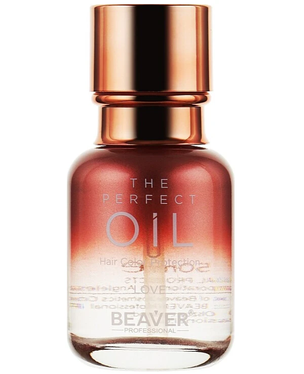 Beaver professional - Масло для волос парфюмированное для увлажнения и защиты цвета Expert Hydro The Perfect Oil Hair Color Protection Love 50 мл back
