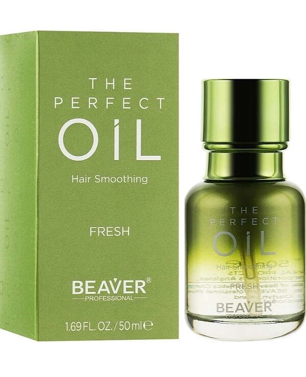 Beaver professional - Масло для волос парфюмированное для восстановления секущихся кончиков Expert Hydro The Perfect Oil Hair Smoothing Fresh 50 мл