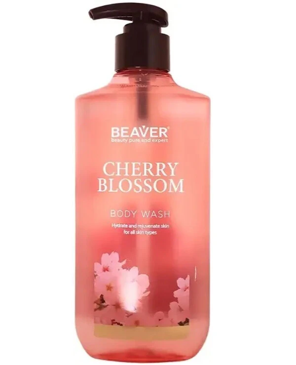 Beaver professional - Гель для душа с экстрактом цветов Сакуры Cherry Blossom Body Wash 400 мл
