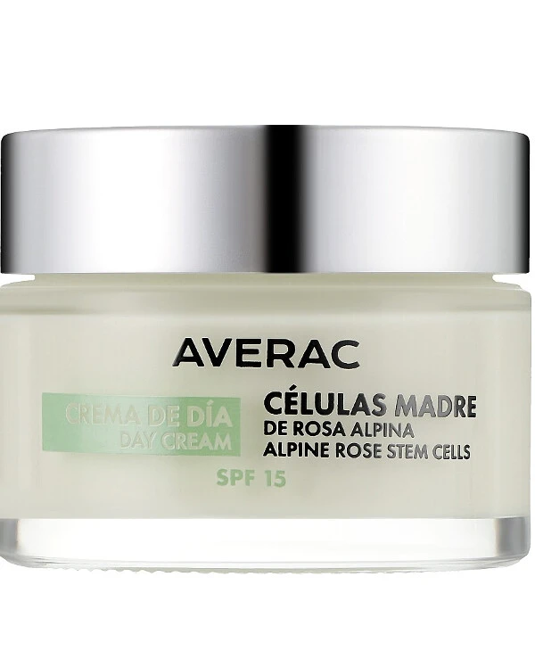 Averac - Дневной антивозрастной крем со стволовыми клетками альпийской розы Essential Day Cream SPF 15+ 50 мл
