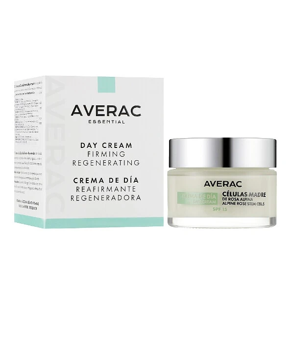 Averac - Дневной антивозрастной крем со стволовыми клетками альпийской розы Essential Day Cream SPF 15+ 50 мл back