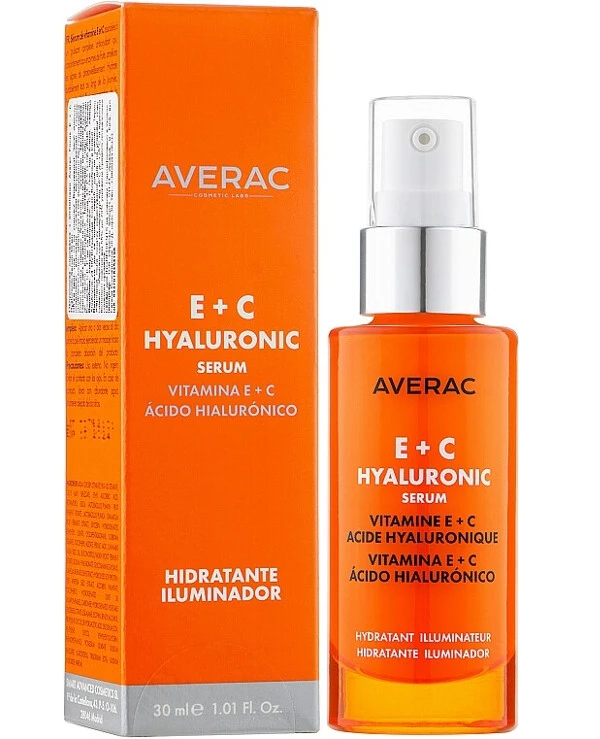 Averac - Освежающая гиалуроновая сыворотка с витаминами E + C Focus E+C Hyaluronic 30 мл