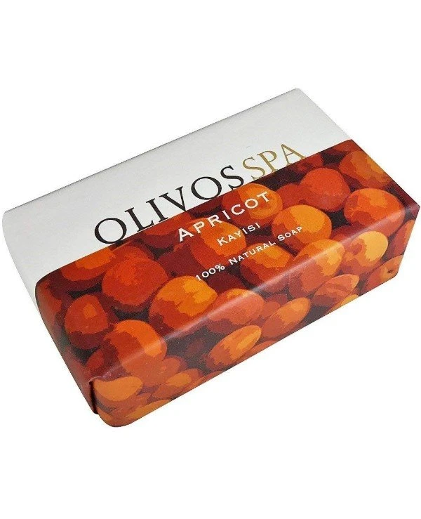 Olivos - Natural olive soap "Apricot" Nourishing Apricot 250 g back