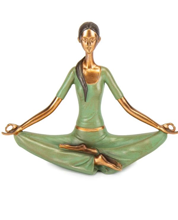 Statuettes - Статуетка Йога (15,5 см)  Зеленый