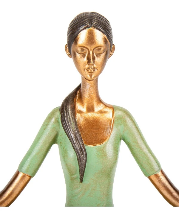 Statuettes - Статуетка Йога (15,5 см)  Зеленый back