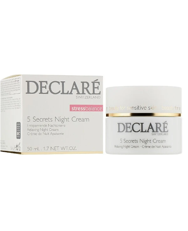 Declare - Ночной крем 5 секретов красоты Stress Balance 5 Secrets Night Cream 50 мл back