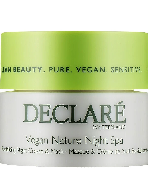 Declare - Ночная крем-маска для лица Vegan Nature Spa Night Cream-Mask 50 мл, тестер