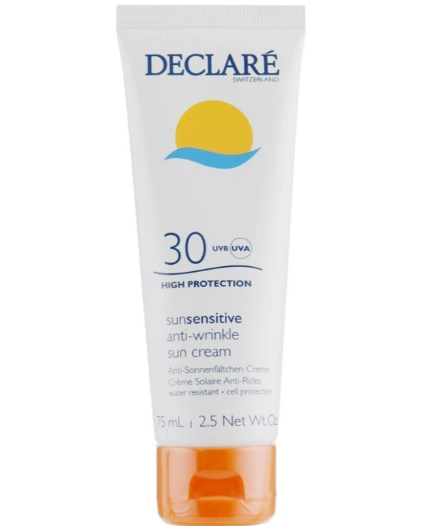 Declare - Солнцезащитный крем Anti-Wrinkle Sun Protection Cream SPF 30 75 мл, тестер