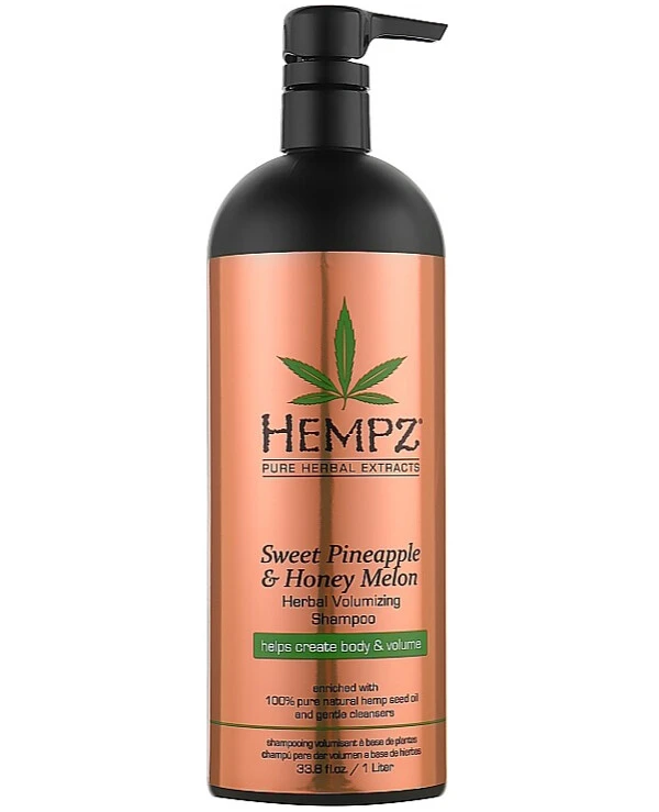 Hempz Шампунь рослинний для надання обсягу Ананас та медова диня | Шампунь рослинний для надання обсягу Ананас та медова диня